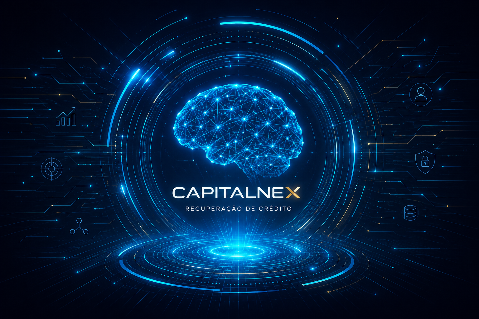 Ilustração tecnológica CapitalNex